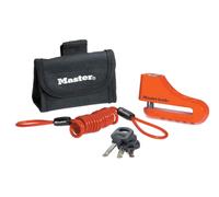 Master Lock 8304EURDPS Antifurto Moto Bloccadisco, Perno con Diametro 10.4 cm, Rosso