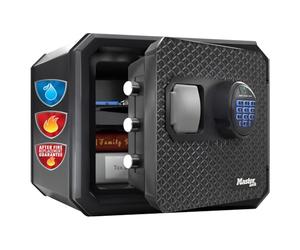 Master Lock Casseta Certificata Ignifuga e Impermeabile all’acqua, 23L, 417 x 348 x 478 mm, Combinazione Digitale con Tastiera retroilluminata, per la casa e il lavoro