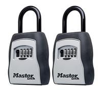 Master Lock Cassetta di sicurezza per chiavi di casa, cassetta di sicurezza per chiavi di casa, con serratura a combinazione, capacità 5 chiavi, confezione da 2, 5400EC2