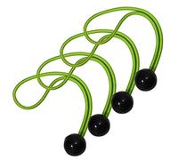 MASTER LOCK Cavo Elastico con Sfera [Elastico 20 cm] [Confezione da 4 Pezzi] 3254EURDAT - Ideale per Carichi da Portare in Bici, in Moto, Tappetino Yoga