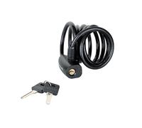 Master Lock - Cavo nero con spirale autobloccante 1,8mx 8mm