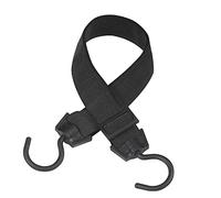 Master Lock 3245EURDAT Cinghia Elastica con Ganci Cavo Gancio Rotante 180° Adatto per Giardinaggio, Trasporto, Trasloco, Campeggio, Nero, 120 cm