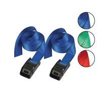 Master Lock Cinghie di ancoraggio con fibbia metallica Colorata 5m 150kg 2 pezzi