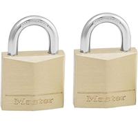 MASTER LOCK- CONFEZIONE 2 LUCCHETTI CONCHIAVI IN OTTONE MM 30