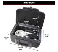 MASTER LOCK Custodia di sicurezza / Sicuro - Ignifugo e impermeabile - Taglia S - 4.9L