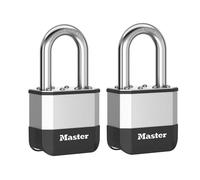 Master Lock Elite Lucchetto Laminato 52mm Catenaccio 38mm Confezione 2