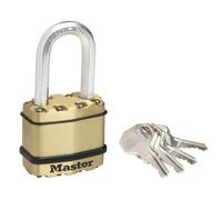 Master Lock Excell™ Lucchetto In Ottone 45Mm 4-Pin - 38Mm Gancio MLKM1BLF