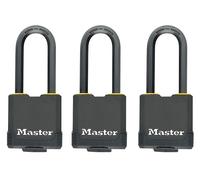 Master Lock Excell™ Tempo Resistente 45mm Lucchetto 4-Pin- Chiave Uguale X 3