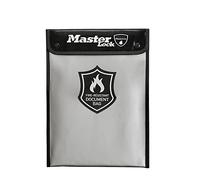Master Lock Portadocumenti ignifugo FBWLZ0EURHRO Rivestito in silicone Argento 2.8 L