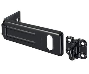 Master Lock Hasp In Acciaio Battuto Nero Opaco 115Mm MLK704BLK