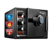 Master Lock LFW082FTC Cassaforte Digitale, Ignifuga e Tenuta Stagna/Combinazione, Nero, 22 L