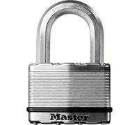 MASTER LOCK Lucchetto ad Alta Sicurezza [Chiave] [Acciaio Laminato] [Esterno] M5EURD - Ideale per Portali, Garage, Normale Archetto,Sconto