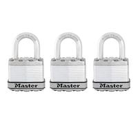 MASTER LOCK Lucchetto ad Alta Sicurezza [Chiave] [Acciaio Laminato] [Esterno] [S