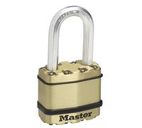 Master Lock – Lucchetto Excell™ Alta sicurezza Ottone 45 mm a 4 pin Gancio 38 mm MLKM1BLF