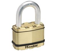Master Lock Lucchetto Excell™ MLKM15BLF - Finitura ottone, 64 mm, 5-Pin, gancio 38 mm