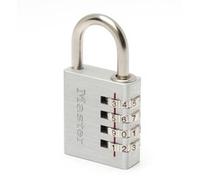 Master Lock - Lucchetto a combinazione a 4 cifre in alluminio da 40 mm