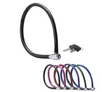 Master Lock Lucchetto Bici [Chiaivi] [55 Cm Cavo] [Esterno] [Colore Casuale] 8630-F - Ideale per Proteggere Bicicletta, Skateboard, Passeggino, Falciatore, Attrezzature Sportive, Multicolore