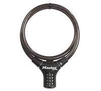 Master Lock Acciaio Nero Rigido Combinazione Cavo 0.9m X 12mm MLK8229E
