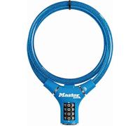 MASTER LOCK Lucchetto Bici [Combinazione] [90 cm Cavo] [Esterno] [Colore Casuale] 8229EURDPROCOL - Ideale per Proteggere Bicicletta, Skateboard, Passeggino, Falciatore, Attrezzature Sportive