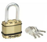 Master Lock – Lucchetto Excell™ Alta sicurezza Ottone 45 mm a 4 pin Gancio 38 mm MLKM1BLF