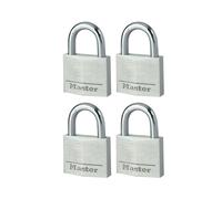 Master Lock - Lucchetto in alluminio da 40 mm a 4 pin - Keyed Alike x 4