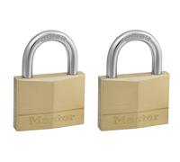 Master Lock Lucchetto In Ottone Massiccio 50Mm 5-Pin - Chiave Uguale x 2 MLK150T