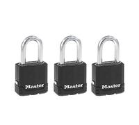 Master Lock Co Magnum 3-pack 1 - 3/10,2 cm Covered all-weather Key Alike Padlock
