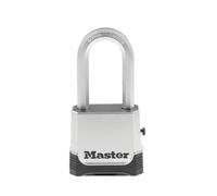 Master Lock M176XDLH - Lucchetto a combinazione, resistente, per esterni, colore argento, 1 pezzo