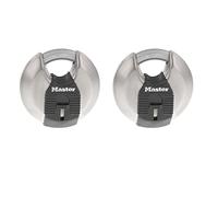 Master Lock M40XTCCSEN - Lucchetto a disco, in acciaio, con chiave unica