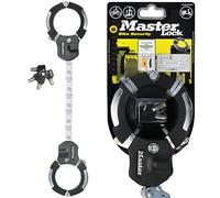 MASTER LOCK Manette antifurto 8290EURDPRO [Sold Secure Certified] - Ideali per biciclette, scooter e passeggini, unisex adulto, nero, 9 maglie