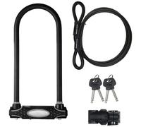 Master Lock P23684 8285EURDPRO Lucchetto ad arco (forma U) Nero Lucchetto a chi