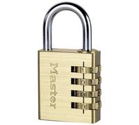 Master Lock P44298 Lucchetto 40 mm Stesse chiavi Oro, Argento Serratura a comb