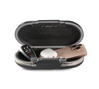 Master Lock Piccola scatola di sicurezza portatile, con combinazione personalizzata, sicura da viaggio, 5900D, grigio canna di fucile, larghezza 22,5-43,5 cm