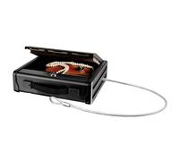 Master Lock PP1KML Compatta Cassaforte con Chiave, con Cable, Ottimo per Gioielli, Soldi, Pistola, Oggetto Prezioso