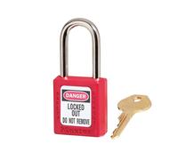 Master Lock Serrata Lucchetto - 38mm Corpo & 6mm Acciaio Temprato MLKS410RED