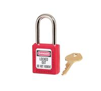 Master Lock Serrata Lucchetto - 38mm Corpo & 6mm Acciaio Temprato MLKS410RED