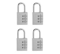Master Lock Set Your Own serratura di combinazione, alluminio, larghezza 1-3/16 pollici, 4 pezzi, 630EC4