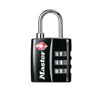 Master Lock TSA Lucchetto A Combinazione 3 Cifre Finitura Nera 30mm MLK4680BLK