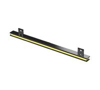 Master Magnetics Master Magnetics AM1PLC - Portautensili magnetici, 24 larghezze, 20 lb per pollici, rivestimento in polvere nero con striscia gialla