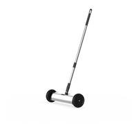 Master Magnetics Spazzatrice Magnetica Mini Push-Type con Rilascio, 33 cm di larghezza di spazzatura, manico telescopico, 1 ciascuno, N. parte 07294