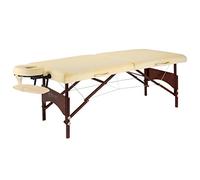 Master Massage Argo - Lettino da massaggio portatile, pieghevole, 71 cm, con gambe in legno di noce, borsa per il trasporto