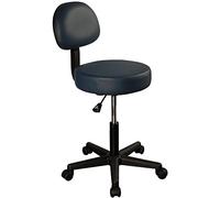 Master Massage Backrest - Sgabello girevole con schienale regolabile, colore: Blu reale