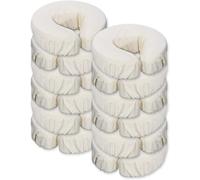 Master Massage - Copricuscino in microfibra per poggiatesta e viso, 12 pezzi, colore: sabbia