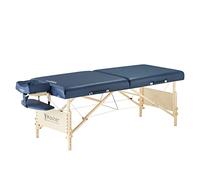 Master Massage Coronado LX - Lettino da massaggio portatile da 76,2 cm, colore: Blu reale (include custodia per il trasporto, cuscino, CD musicale spa e federe per cuscini)