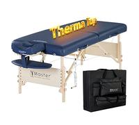 Master Massage Coronado Therma Top - Lettino da massaggio portatile riscaldato con parte superiore riscaldante integrata e imbottitura in schiuma da 7,6 cm, letto per tatuaggi di bellezza, letto per