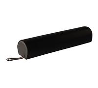 Master Massage - Cuscino a 3/4 rotondo, 15 cm, colore: Nero