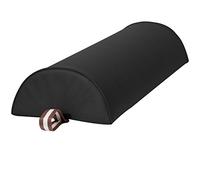 Master Massage Cuscino a rullo semicircolare grande, 22,9 cm, supporto semicircolare per tavoli da massaggio, 22,9 x 66 cm, nero, ideale per comfort e posizionamento