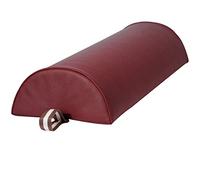 Master Massage Cuscino a rullo semicircolare grande, 22,9 cm, supporto semicircolare per tavoli da massaggio, 22,9 x 66 cm, bordeaux, ideale per comfort e posizionamento