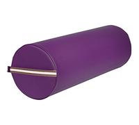 Master Massage Cuscino rotondo grande da 22,9 cm, supporto semicircolare per tavoli da massaggio, 22,9 x 66 cm, viola, ideale per comfort e posizionamento