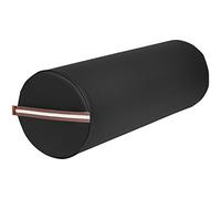 Master Massage Cuscino rotondo grande da 22,9 cm, supporto semicircolare per tavoli da massaggio, 22,9 x 66 cm, nero, ideale per comfort e posizionamento